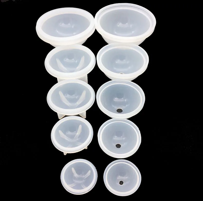 2-10CM 3D Kula Kula Silikonowa Forma Okrągła Przezroczysta Forma do Żywicy UV Żywica Epoksydowa Artykuły Rzemieślnicze Żywica Epoksydowa Miękka Forma — zdjęcie 5