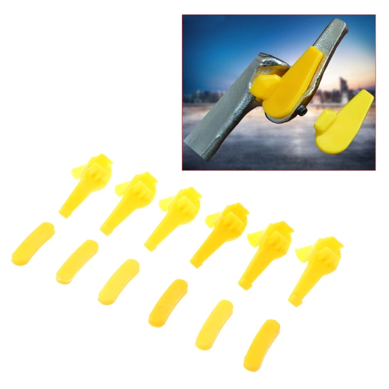 12Pcs Tyre Tire Changer Part Nylon Mount Demount Duck Head Insert Rim Protector Plastic Repair Tools Tire Fitting Tool