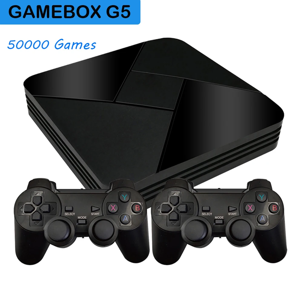 

Game Box Retro Video Game Console G5 S905L 50000+ Games TV Box WiFi 4K HD Super Console 50+ Emulator Game Player For PS1/DC