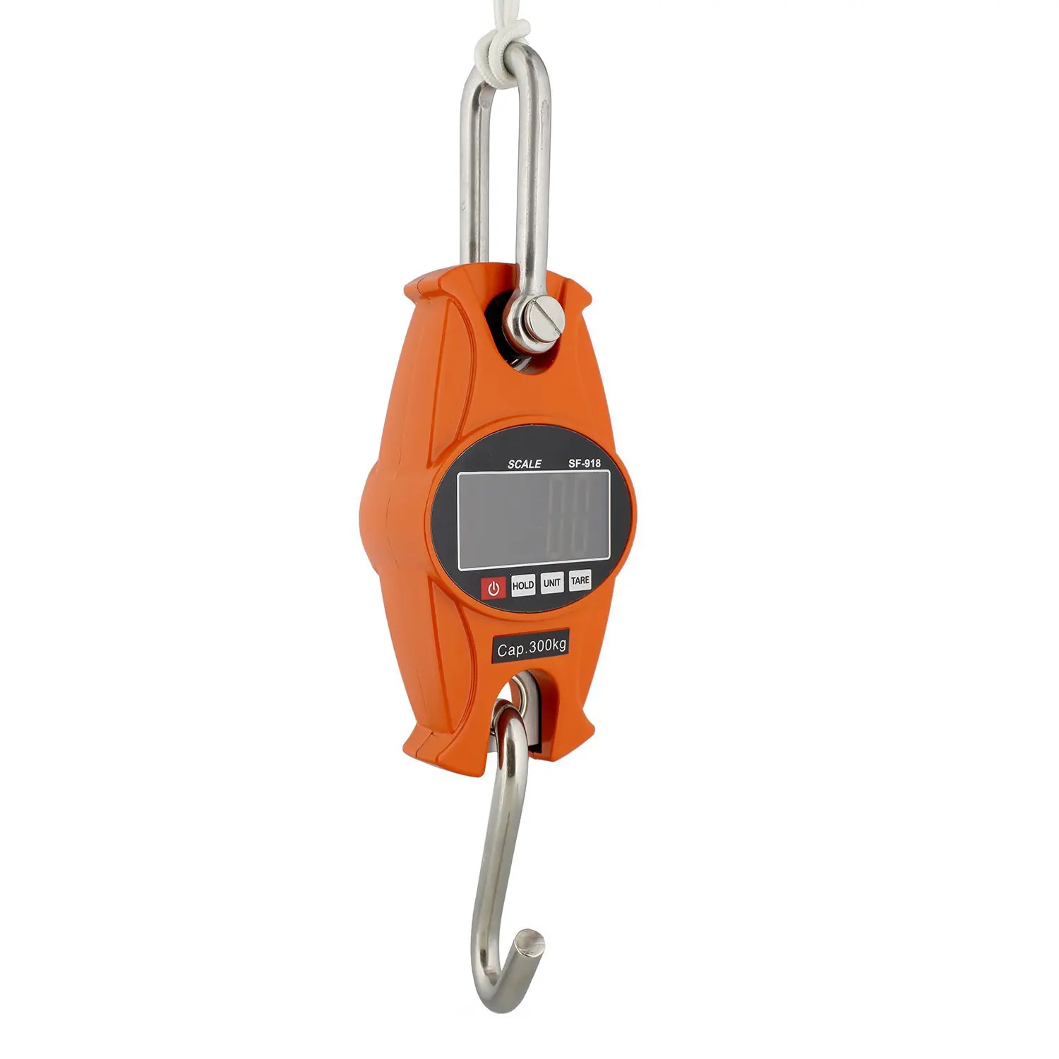 Upgraded aluminum shell 300kg hanging scale portable electronic handle scale hanging scale hook mini electronic scale