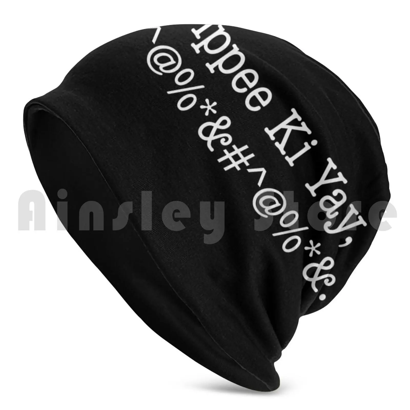 Yippee Ki Yay , #^@% * &#^@% * &. Beanies Pullover Cap Comfortable Quote Saying Retro Movie Film Die Hard John