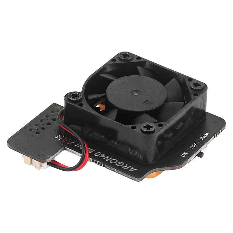 Argon Raspberry Pi 4B 3B+/3B Mini PWN Switch Controller Cooling Fan With Copper base Heatsinks