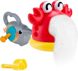 Bath Toy Bubble Bath Manually Maker for Bathtub, Cute Shark and Crab Bubble Bathtub Toys for Toddlers, Bubble Machine for Kids