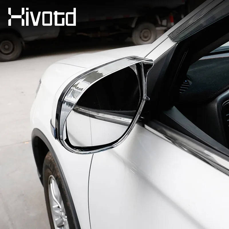 Rear View Mirror Visor Cover Sunshade Rain Part Exterior Decoration Protect Car Accessories For Mitsubishi Outlander 3 2022-2016