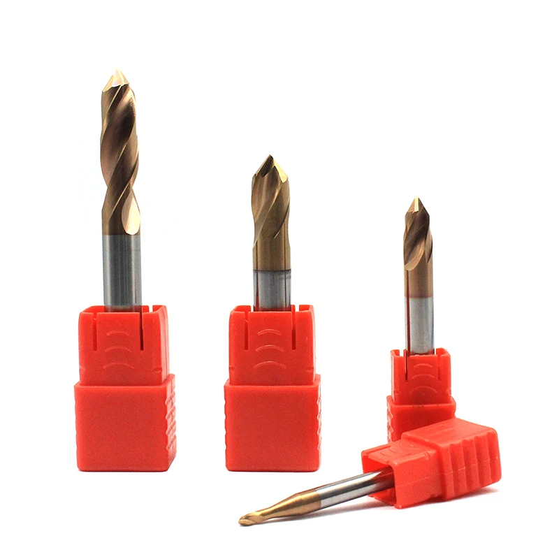 

HRC55 3MM 4MM 5MM 6MM 8MM 10MM 60 / 90 Degree Spot Drill Bit for Machining Hole Drill Chamfering Tools Tungsten Carbide Steel