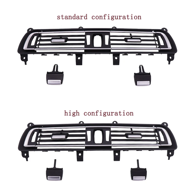 Front Center Air Outlet Vent Dash Panel Grille Cover Middle air conditioning outlet for BMW 7 series F02 2008-2015