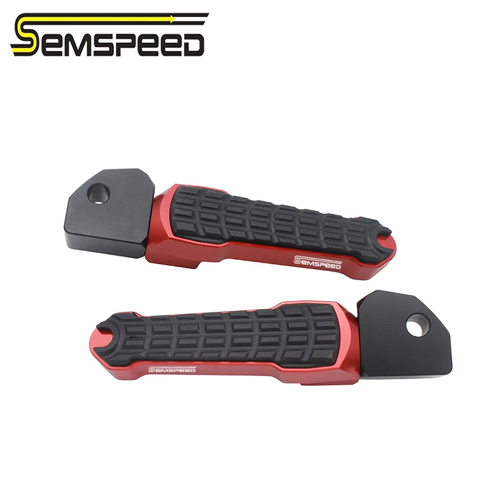 SEMSPEED with Logo Foot Pegs Left Right Hold Foot Platform Yamaha Accessories Footrest R3 R25 MT25 MT03 2014-2018 2019 2020