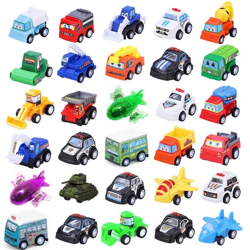 1pc Car Vehicle Toys For Boys Girls Children Kids Baby Truck Plane Map Engineering Funny Christmas Gift Educational Game