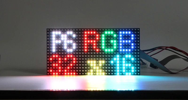 SMD3528 P6 Rgb Full Color 192X96Mm 32X16Pixels 1/8S Indoor Led Matrix module Scherm