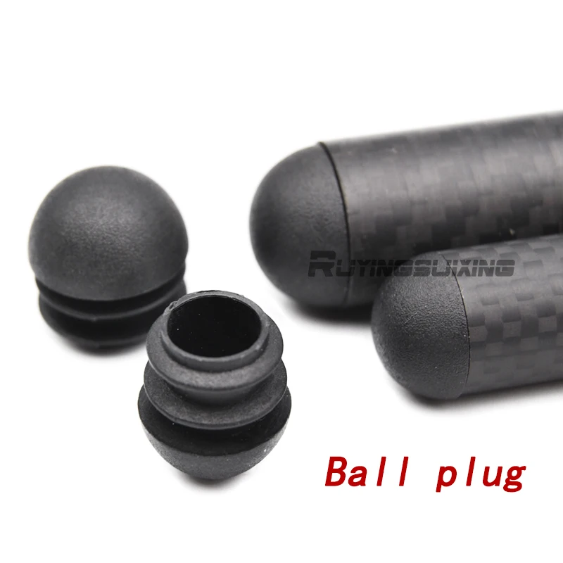 Carbon Fiber Tube Dust-Proof Plastic Stopper Stainless Steel Tube Foot Pads For DIY RC UAV Arm Landing Gear 12/14/16/20/25/30MM