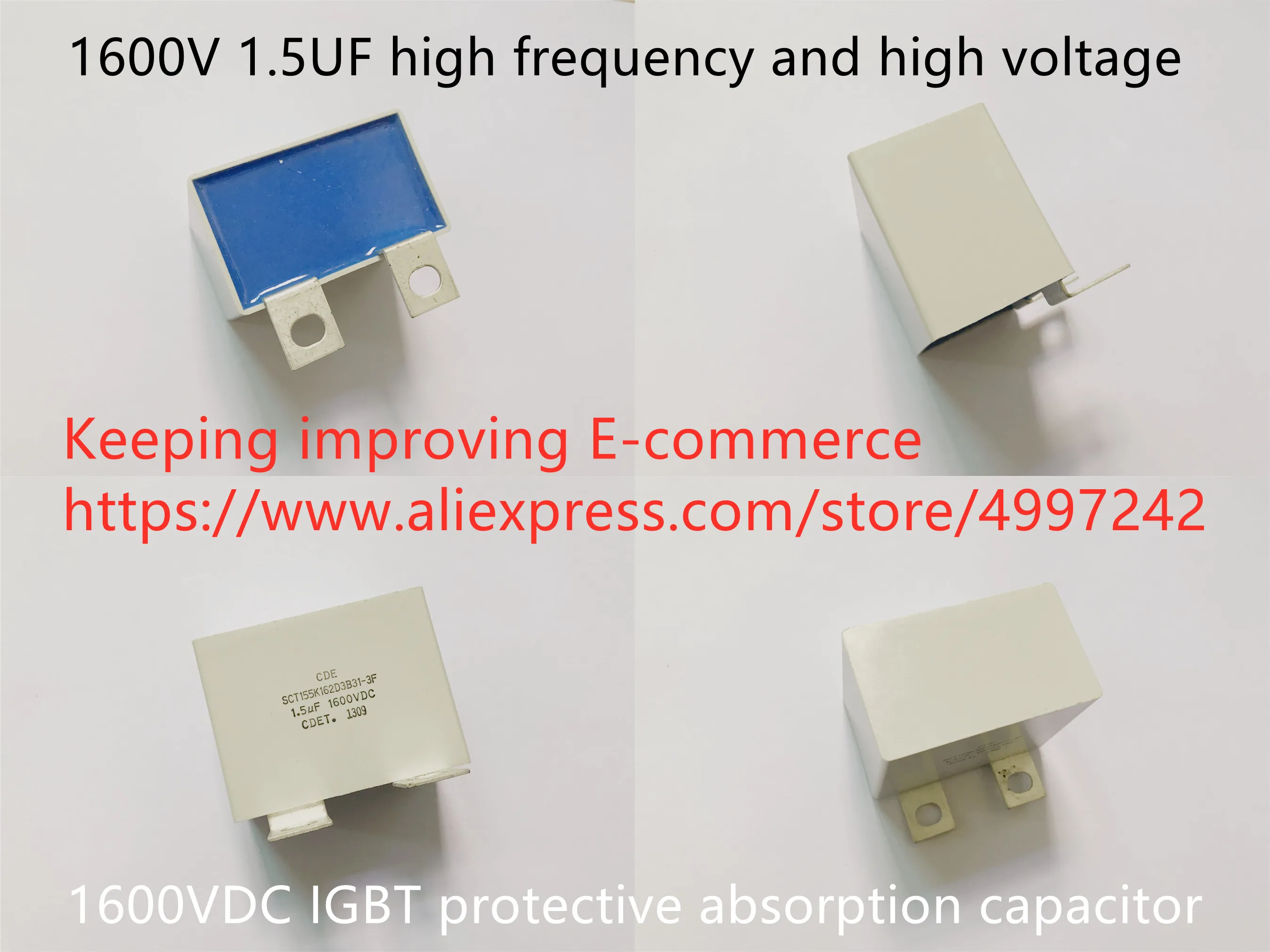 Original new 100% 1600V 1.5UF high frequency and high voltage IGBT protective absorption capacitor (Inductor)