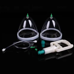 Breast Enlargement Pump 13cm CUP Chest gain Cupping Appliance For Lady A B C D breast bigger massage cupping theray Size L