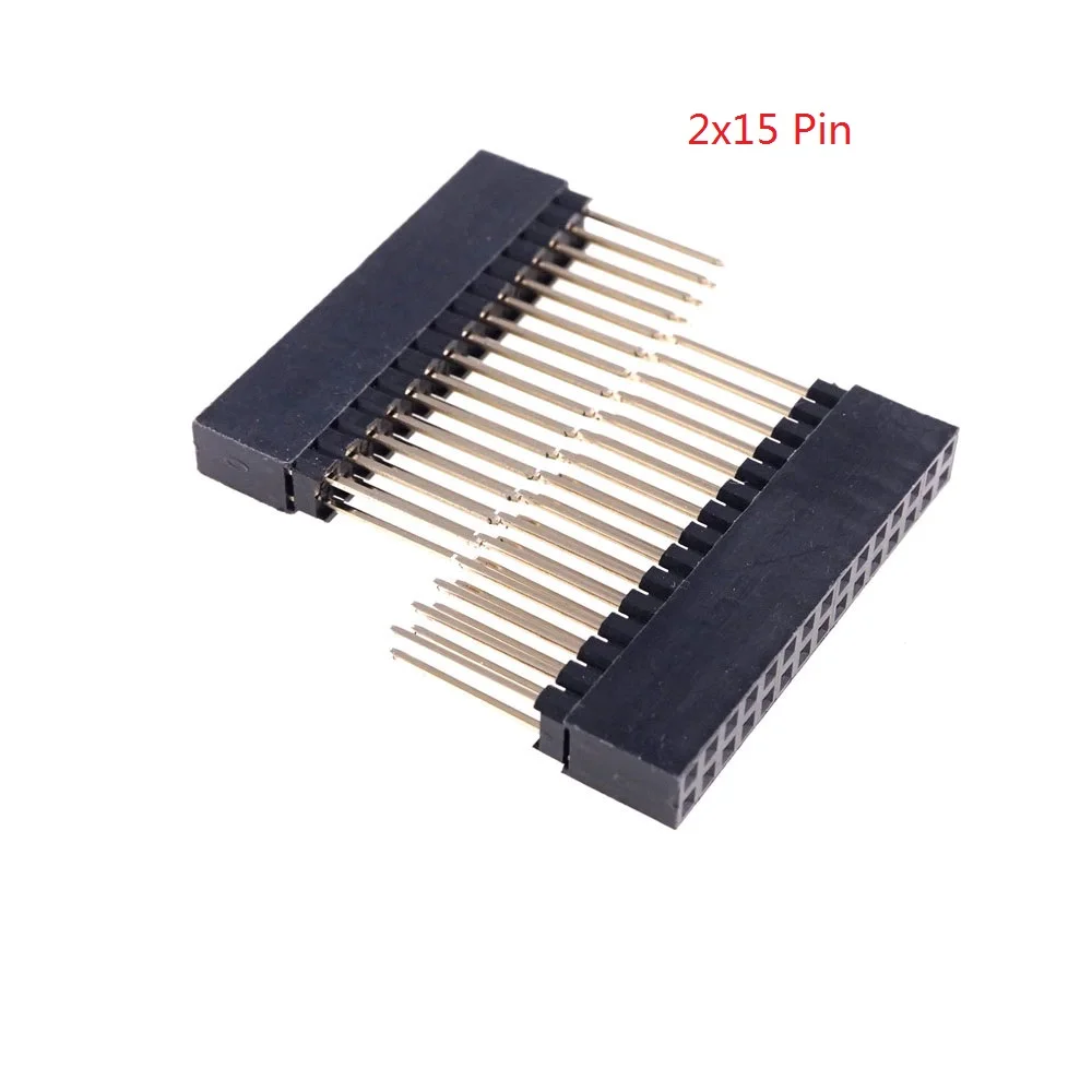 5 Pcs PC104 Header Female Pin 10 16 20 30 32 40 64 80 Socket 2.54 Pitch Length 12 MM Strip Dual Row Straight Stack