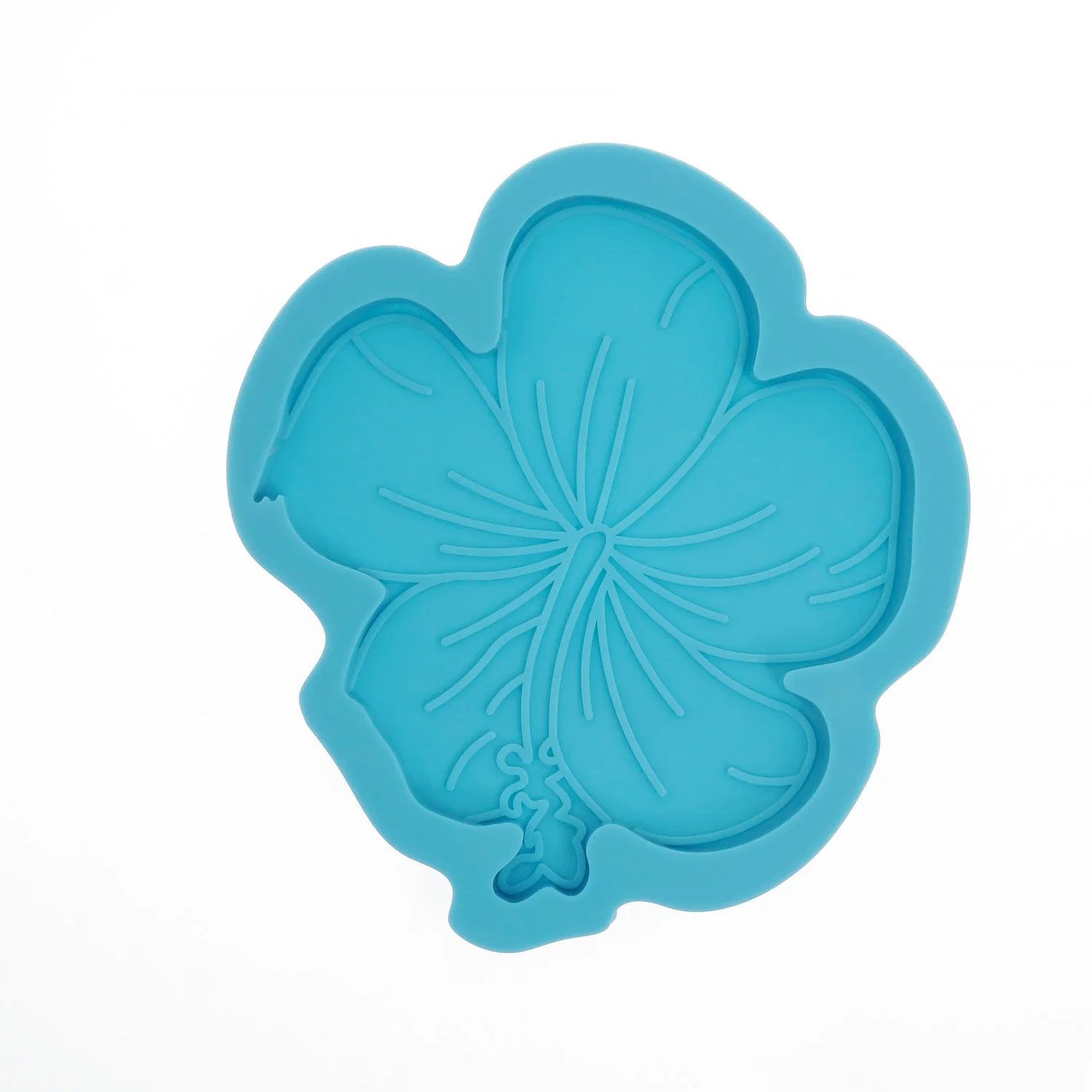 1 PC Blue Silicone Sakura Coaster Molds Resin Epoxy Coaster Mold for Making Craft 10369951