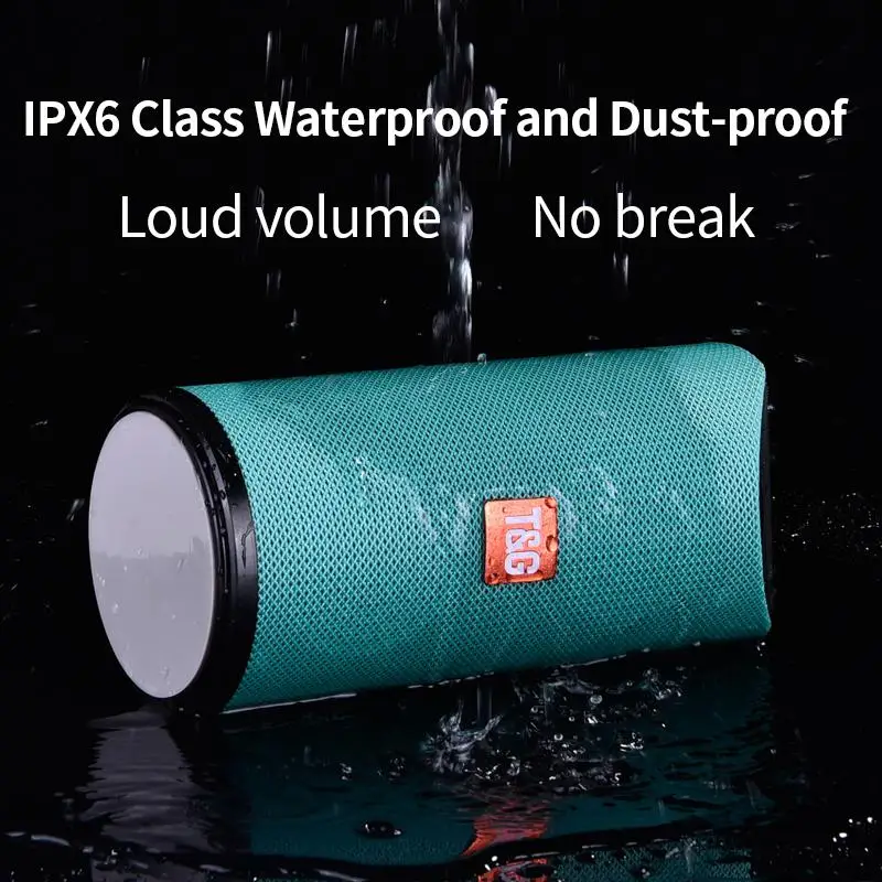 TG-113 Bluetooth Speakers Portable True Wireless Sound Box Waterproof Loudspeaker Mini Column Music Bass Outdoor Speaker