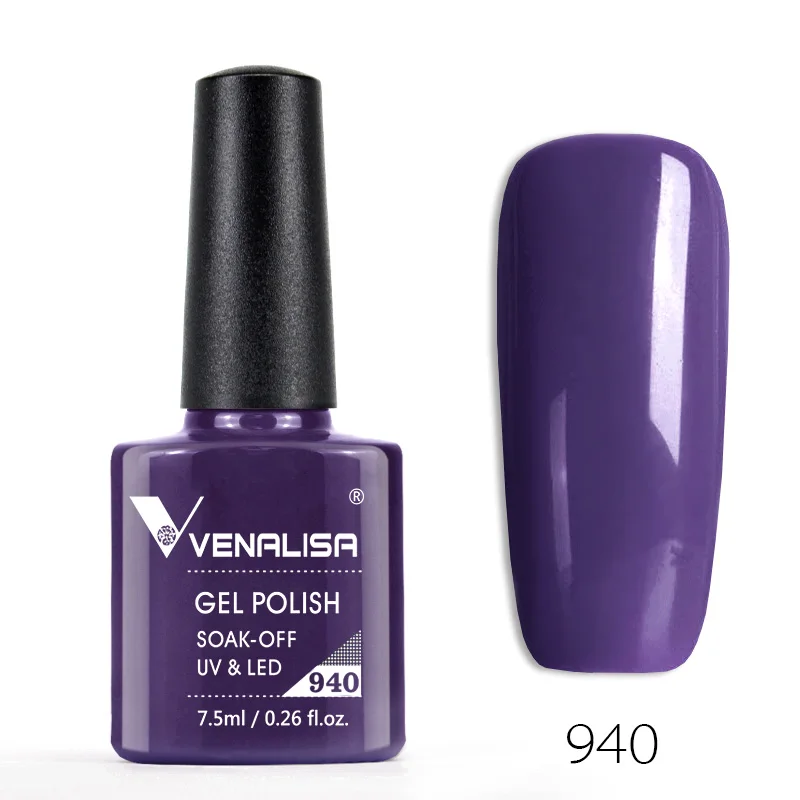 # 61508 Venalisa Gel Nail 7,5 ml Top Coat Top Base Coat Foundation voor UV Gel Polish Beste op Ali Nieuwe Stijl Nagellak Vernis - afbeelding 1
