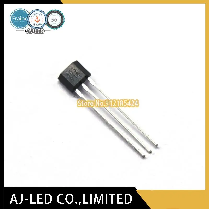 10pcs/lot AN503 Linear Hall element used for turning handle, sewing machine, mahjong machine, automobile, electric car