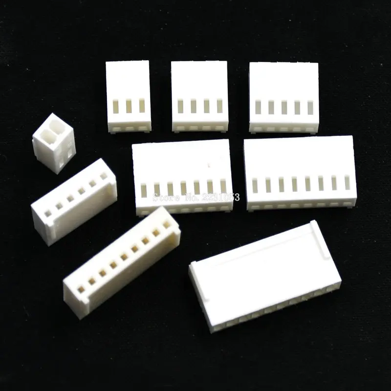 20 Bộ KF2510 Nối Kits 2.54Mm Pitch 2/3/4/5/6/7/8/9/10P Straigh Pin Tiêu Đề + Nhà Ở + Uốn KF-2510