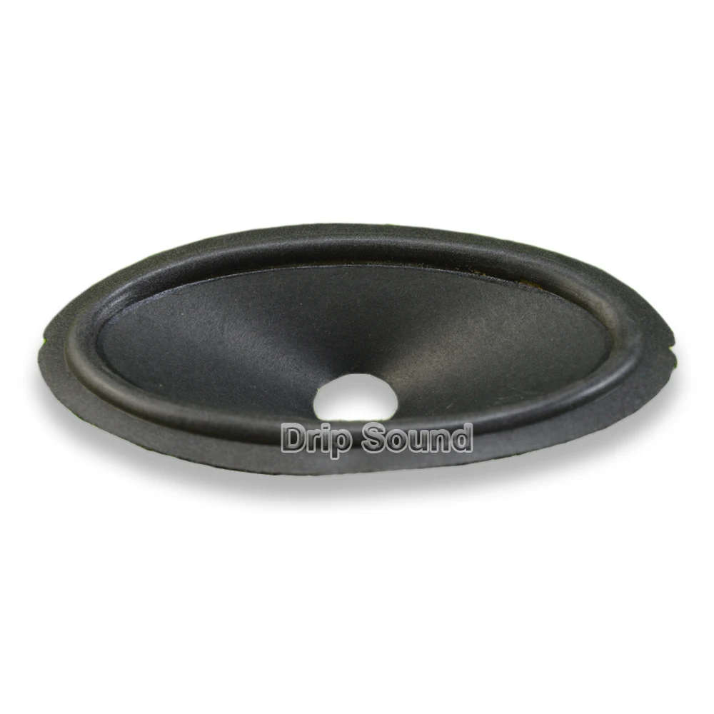 2pcs 5 "x 3" นิ้ว 130x75 มม.15.5 มม.ลำโพงรูปไข่กรวยกระดาษอ่างล้างหน้าวูฟเฟอร์กระดาษกลองขอบโฟม Trumper Bass อะไหล่ซ่อม