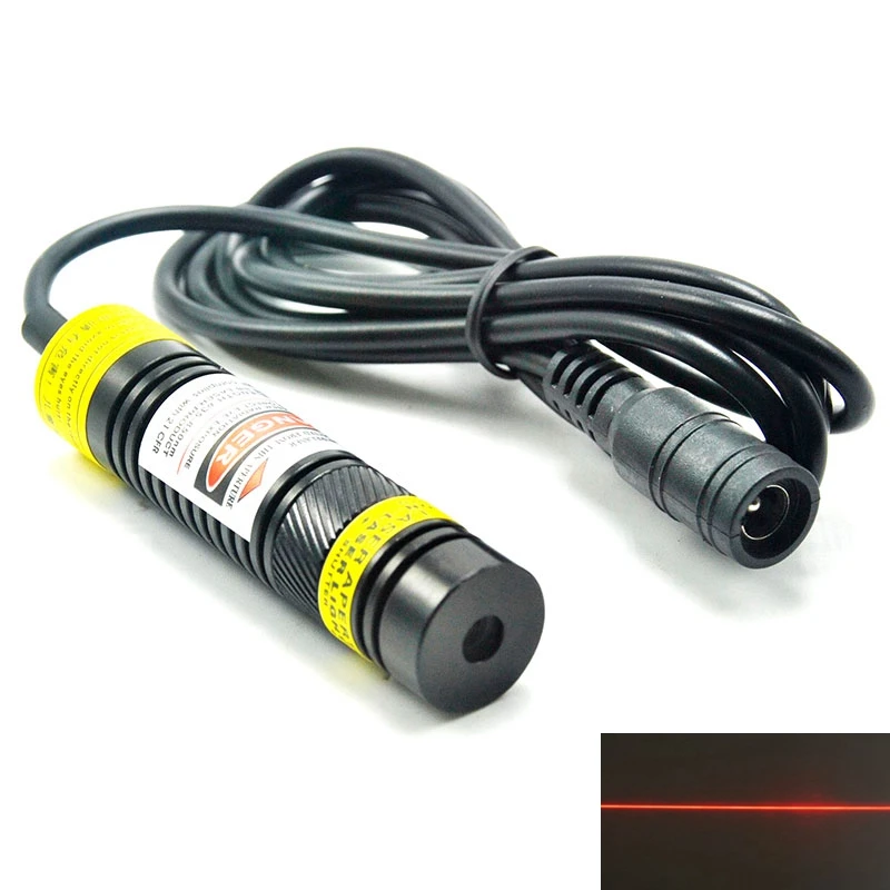 Dia 16mm 650nm 50mW/100mw/150mw/200mw/250 Focusable Red Laser Module Dot/Line/Cross Collimating Lens DIY Head