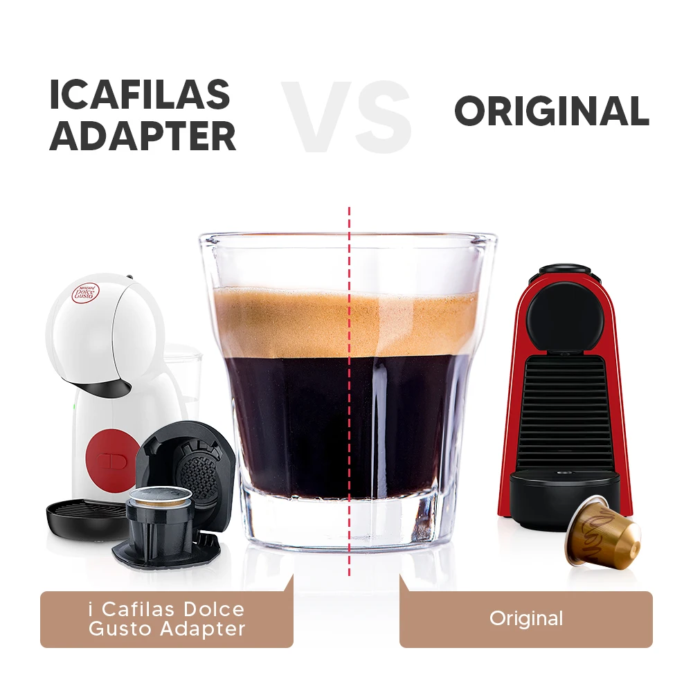 Adapter For Dolce Gusto Coffee Machine with Nespresso Original Capsule/Add Coffee Powder for Dolce Gusto Piccolo xs Genio 2