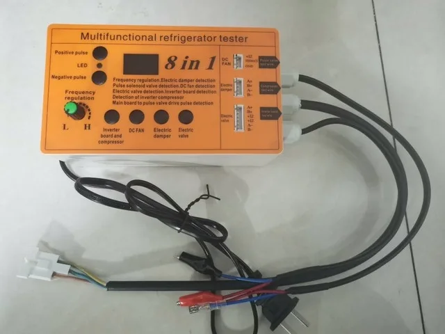 110V 220V Universal Frequency Conversion Refrigerator Detector Board Tester Pulse Solenoid Valve Inverter Refrigerator Test Tool