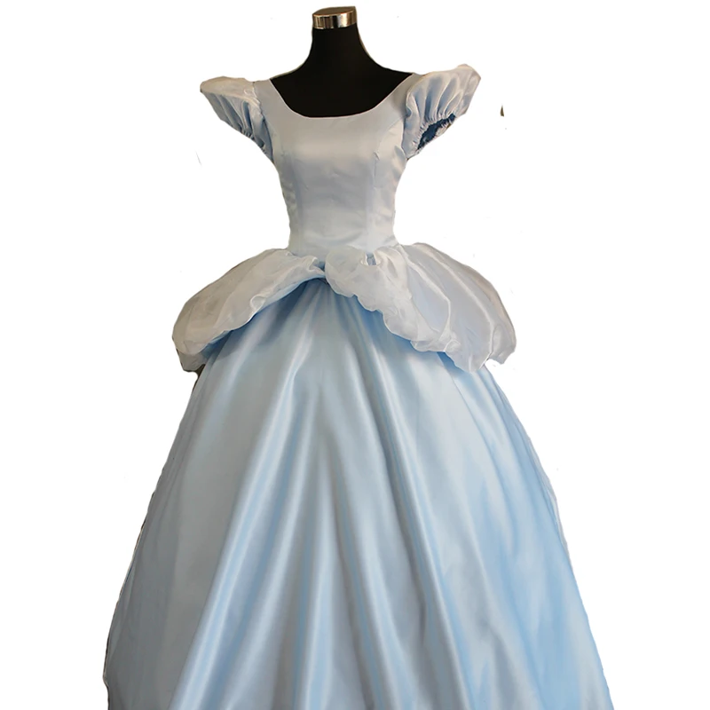 

Fashion Womens Ladies Luxury Cinderella Princess Cosplay Costume For Adult Halloween Costumes Dress