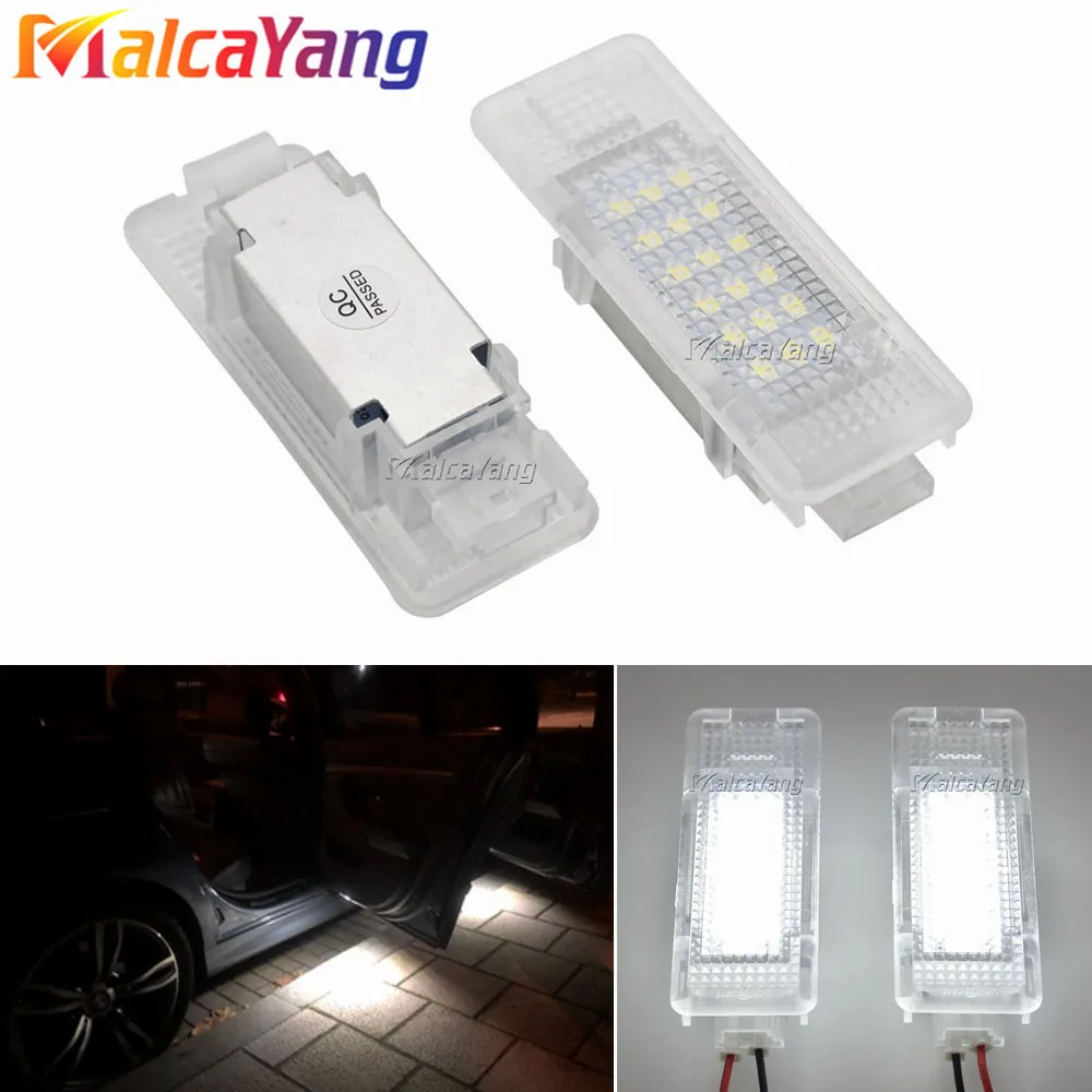 2 sztuki dla Bmw X5 E53 E39 Z8 E52 LED uprzejmości pod drzwiami Lampa bagażowa Lampa ostrzegawcza samochodu Lampa wewnętrzna Akcesoria samochodowe