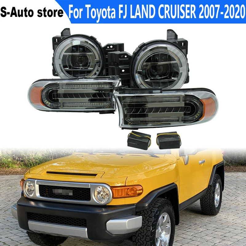 

For Toyota FJ LAND CRUISER 2007-2020 Headlight assembly special car headlights low beams turn signals high beams