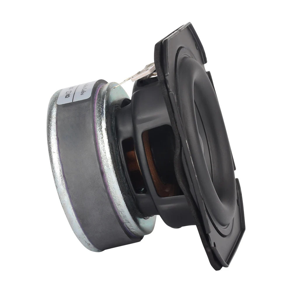 AIYIMA 1Pcs 3.5 Mid-woofer Speaker Rubber Edge Long Stroke Bass Audio Speaker 2 Ohm 30W HiFi Home Theater Loudspeaker
