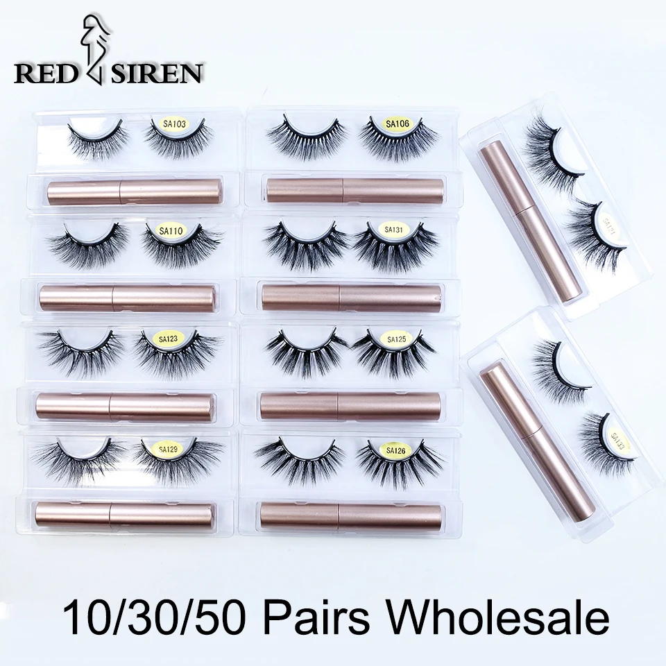 

Wholesale Magnetic Eyelashes 10/30/50/100 Pairs Magnetic Eyeliner Lashes Makeup Magnetic Lashes