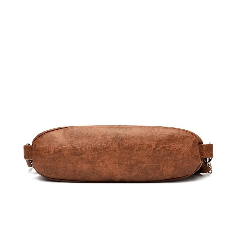 Vintage Frauen Umhängetasche Mode Pu Leder Umhängetasche Designer Geldbörse große Kapazität Handtasche Reisetasche Sack à main – Detail 19