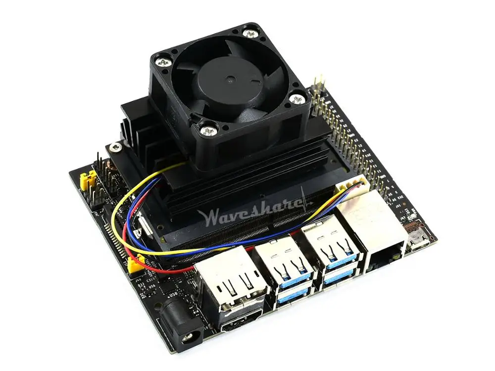 Ventilador de resfriamento para jetson nano, ajuste de velocidade pwm, ar de resfriamento forte