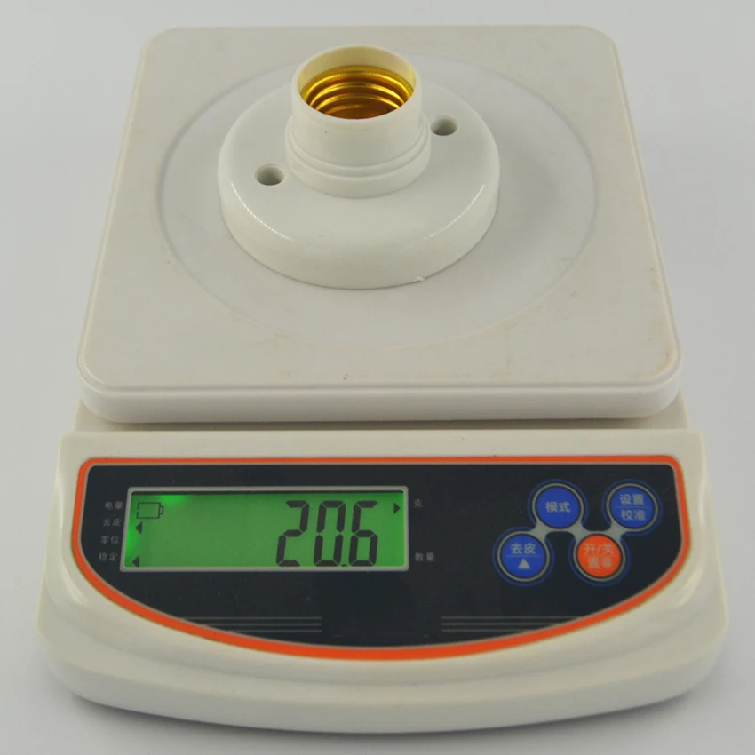 พลาสติกเดสก์ท็อปฐานโคมไฟ250V 6A ทองแดงฐานผู้ถือ E27สกรูฐานหลอดไฟสำหรับ LED Night light โคมไฟฆ่าเชื้อโรค