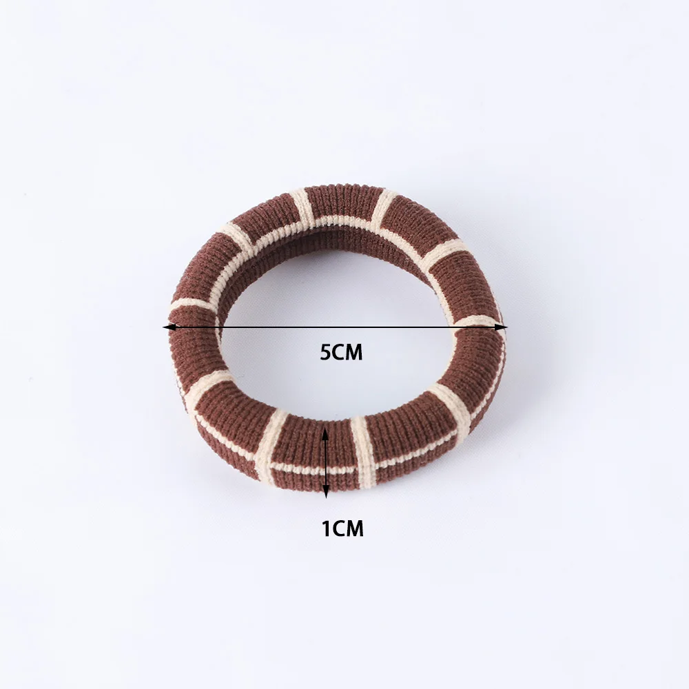 5 шт., эластичные резинки для волос, 5 см