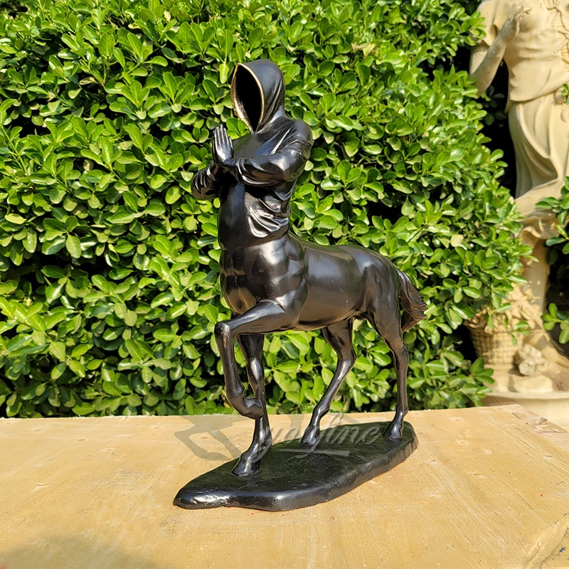 38cm Bronze Centaur Sculpture Bronze Statue Of Centaur Bronze Animal Figurine Modern Art Decor For Home Office Ornament Crafts