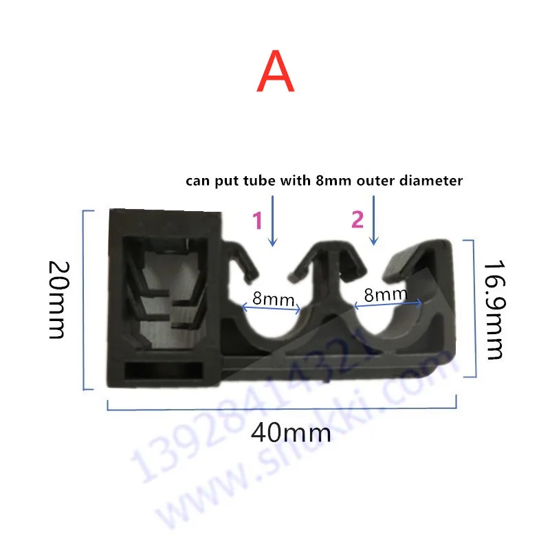 car Chassis card slot Fixed base Brake pipe Clip plastic black buckle carrier auto fastener 5pcs a lot 5pcs a lot