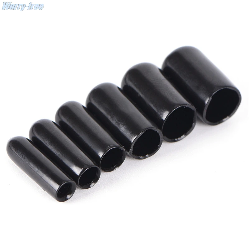 10PCS/lot Rubber Steel Pole Tube Pipe Protecting 3-8mm End Cap PVC Plastic Cable Wire Thread Waterproof Cover Vinyl End Cap