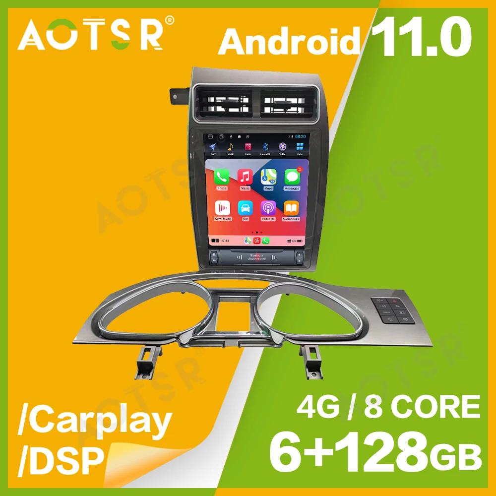 

6+128G For Audi Q7 2005-2015 Android ForTesla Screen Multimedia player Radio Auto Audio Wireless Carplay Car GPS Navig Head unit