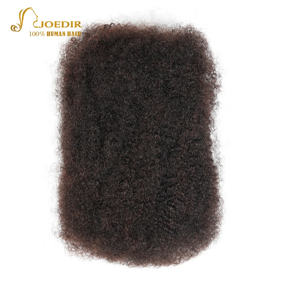 Joedir Capelli Brasiliani di Remy Afro crespi Ricci Bulk Capelli Umani Per Intrecciare 1 Bundle 50 g/pz Trecce di Colore Naturale Dei Capelli Senza