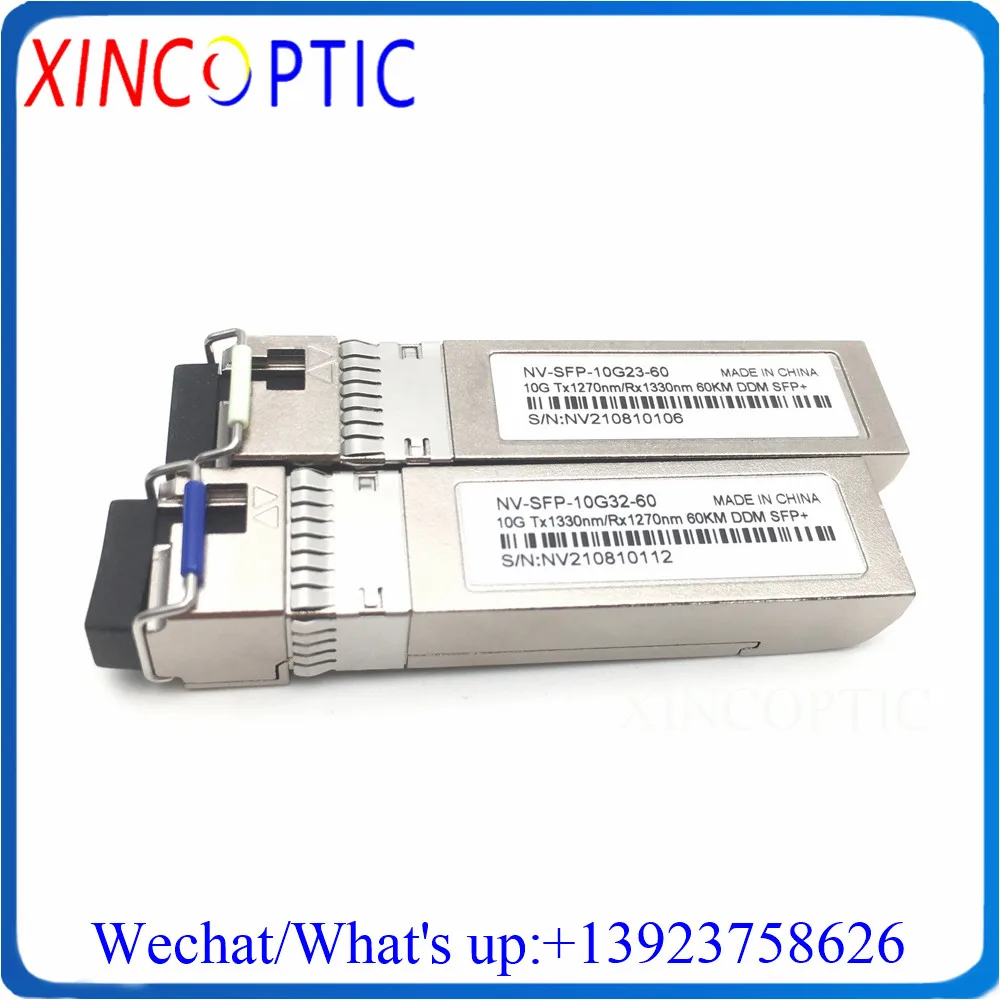 

Strong Compatibility Mini GBIC 60km 10G SM WDM BIDI SFP 1270nm/1330nm DOM LC Connector Single Core SingleMode Transceiver