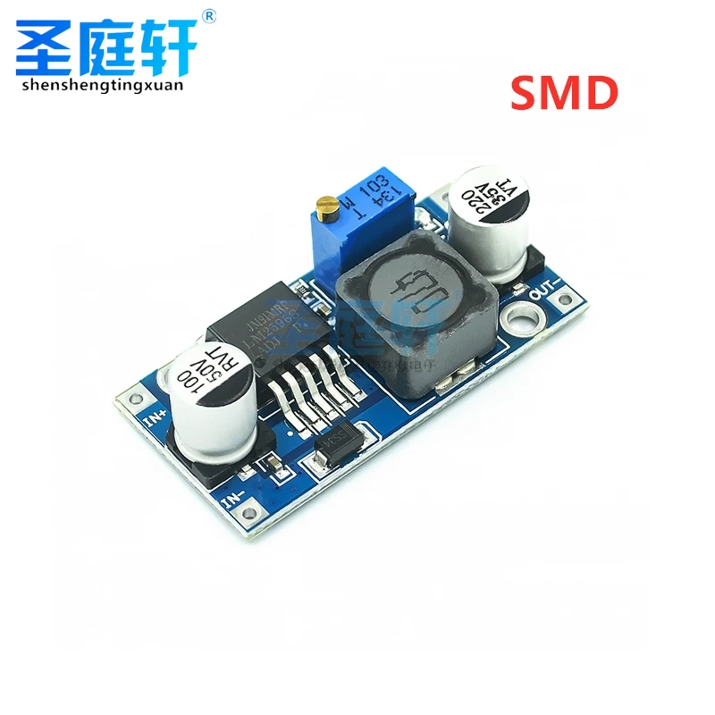 DIP 1PCS DC-DC Buck Converter Step Down Module 24V 12V 5V 3V 3A LM2596 Power Supply Output 1.25V-30V