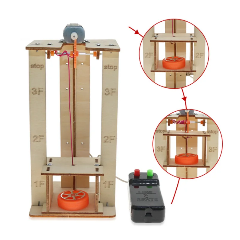 DIY Mini-Förderband Experimentier-Set – Desktop- Produktbild-Vorschau 2