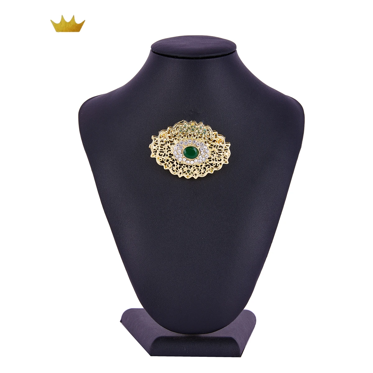 Aug Gold Color Brooch Color Stone Fashion Jewelry Alloy Brooch