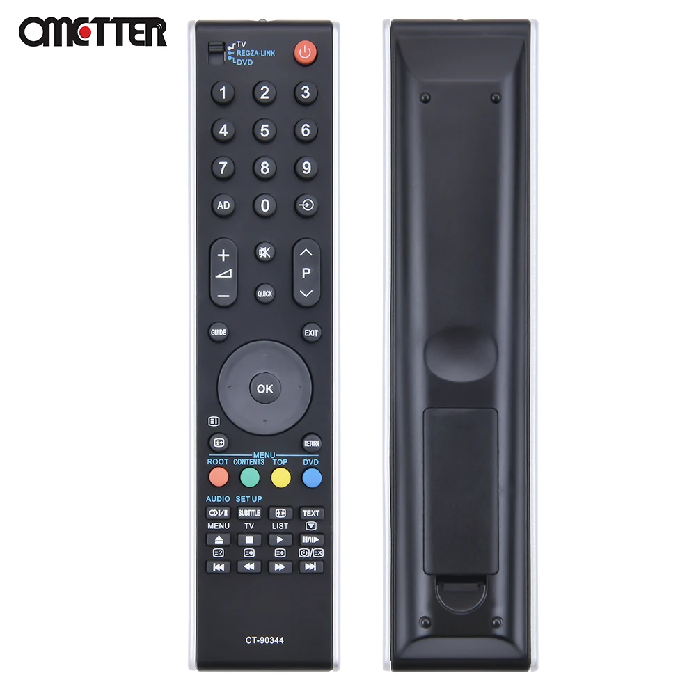 Adatto per Toshiba Telecomando TV LCD CT-90344 32MV732 32RV733 32RV733D 32RV733F 32RV733FC 32RV733G 32RV734 CT 90344