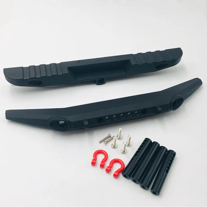 KYX Racing Nylon Front & Rear Bumper Set for 1/10 RC Crawler Car Traxxas TRX-4 TRX4