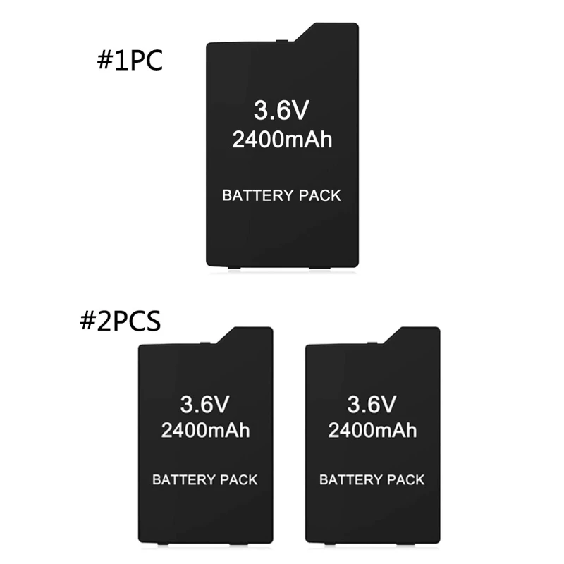 A9LC Replacement 2400mah Li-ion Battery Game Machine Battery Compatible With PSP 2000 PSP 3000 3.6V Battery PSP-S360