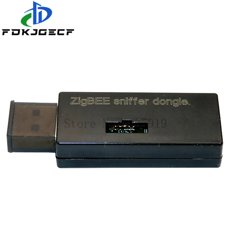 Wireless Zigbee CC2531 CC2540 Sniffer Bare Board Packet Protocol Analyzer USB Interface Dongle Capture Packet Module Black Shell