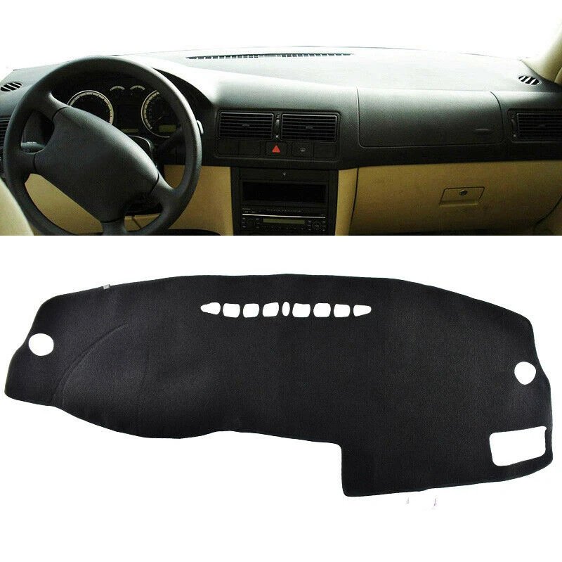 For Volkswagen VW Golf 4 MK4 1997-2003 Front Dashboard Cover Dashmat Center Dash Board Heat Proof Mat Sun Shade Carpet Pad Strip