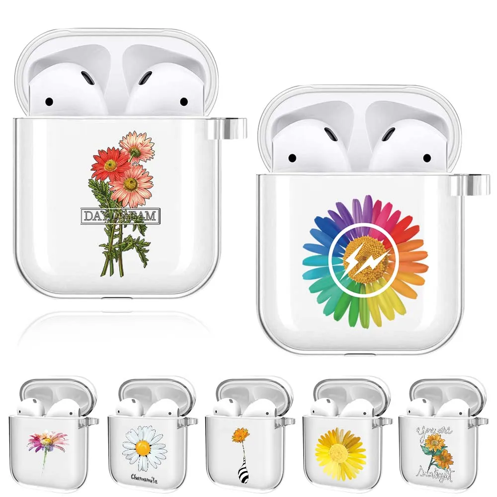

Soft Silicone Cases for Apple AirPods (2nd Generation)/AirPods (1st Generation) Clear Cartoon Pattern Silicone Case
